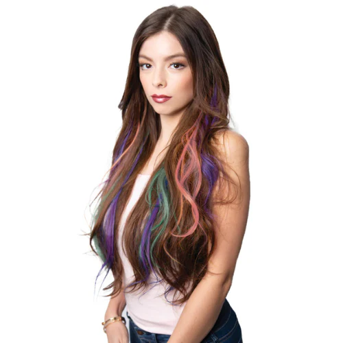 18" Radicals Clip & Go Human Hair Blend Clip-In Hair Extensions (2 Pieces) By Hair Couture - Image 3