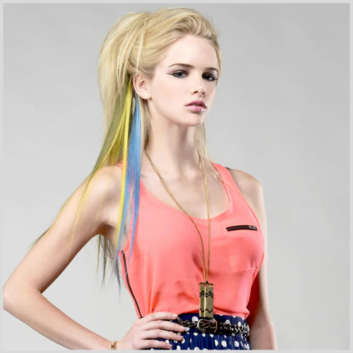 18" Radicals Clip & Go Human Hair Blend Clip-In Hair Extensions (2 Pieces) By Hair Couture - Image 4