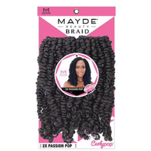2x Passion Pop Synthetic Crochet Braids by Mayde Beauty - Image 3