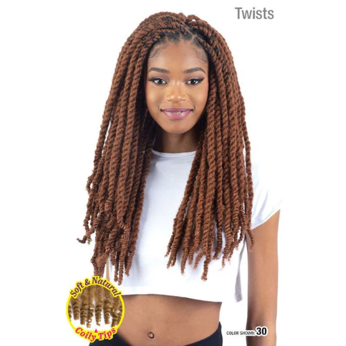 3X Cuban Twist Soft & Natural 16" FreeTress Equal Synthetic Braiding Hair by Shake-N-Go - Image 3