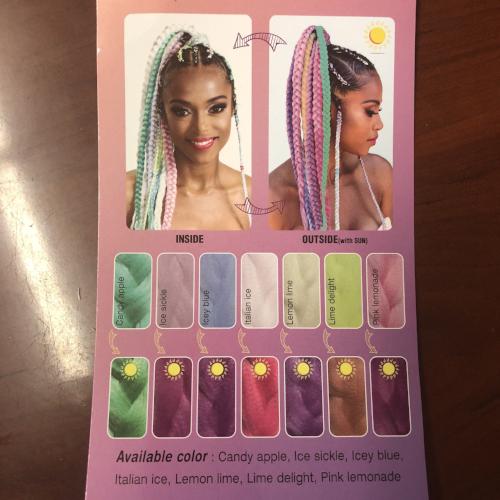 Multi Pack Deals! 48" Color Changing Mood Braiding Hair by RastAfri - Image 5