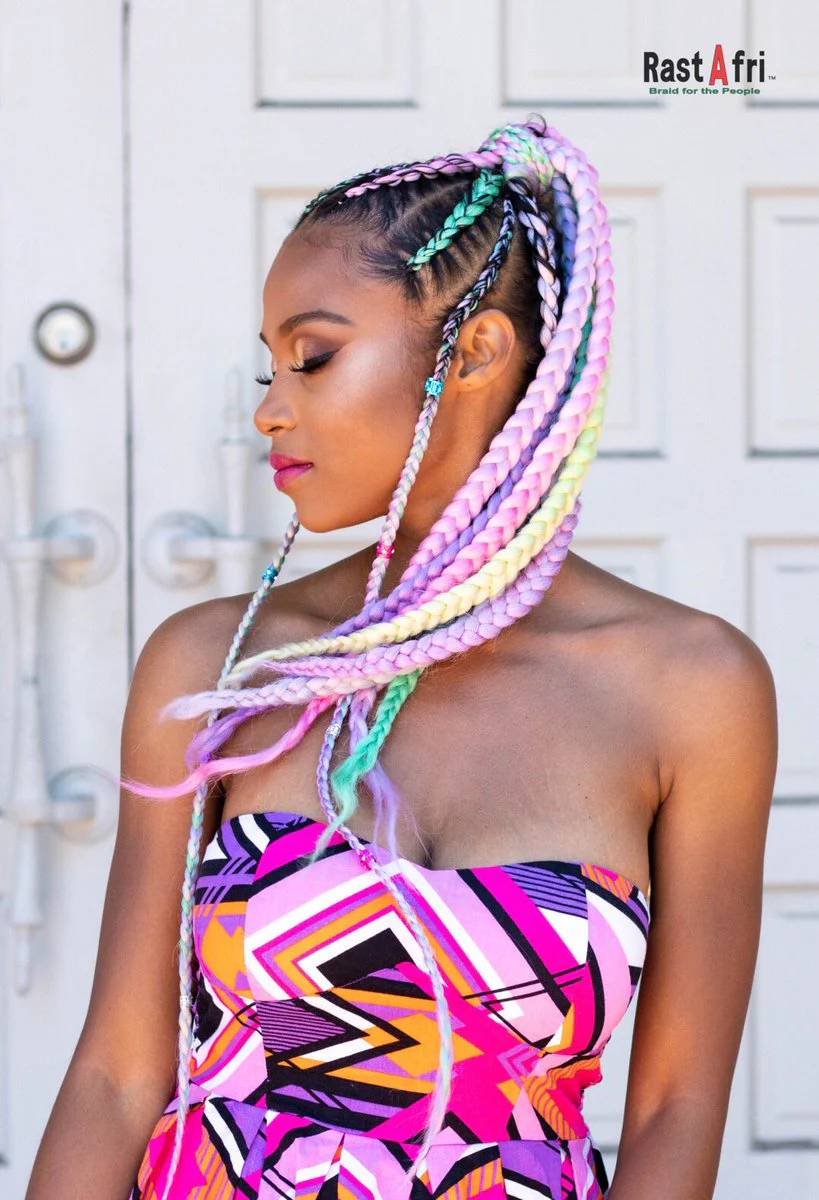 Multi Pack Deals! 48" Color Changing Mood Braiding Hair by RastAfri - Image 7