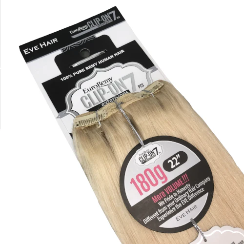 7 Piece Clip-In 100% Remi Human Hair 180 grams by Eve Hair - Image 6
