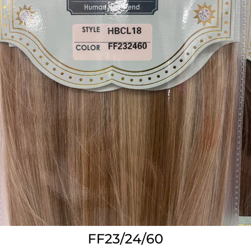 Avanti California Wave Human Blend 9PC Clip-On Hair Extension 18" 22" by Hair Couture - Image 9