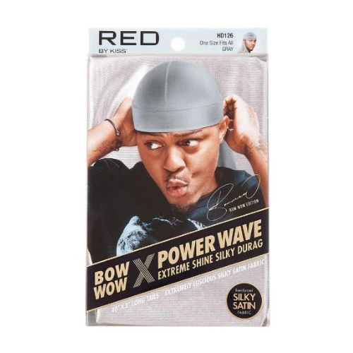 Bow Wow X Power Wave Extreme Shine Silky Durag - Red by Kiss - Image 7