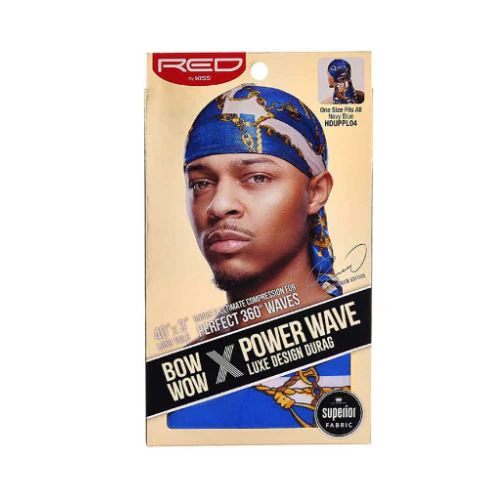 Bow Wow X Power Wave Luxe Design Durag - Red by Kiss - Image 5