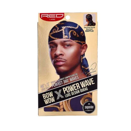 Bow Wow X Power Wave Luxe Design Durag - Red by Kiss - Image 8
