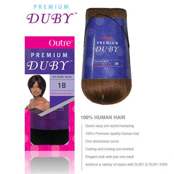 DUBY 8" Premium Human Weave Hair by Outre - Image 4
