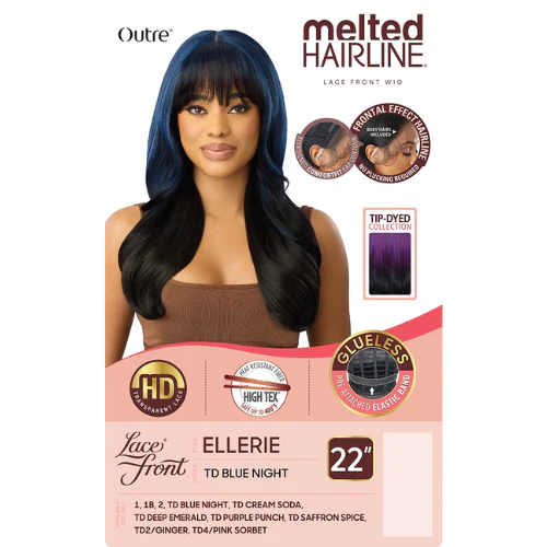 Ellerie Melted Hairline Glueless HD Synthetic Lace Front Wig by Outre - Image 6