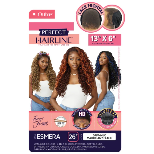 Esmera Perfect Hairline 13x6 Glueless Synthetic HD Lace Front Wig by Outre - Image 6