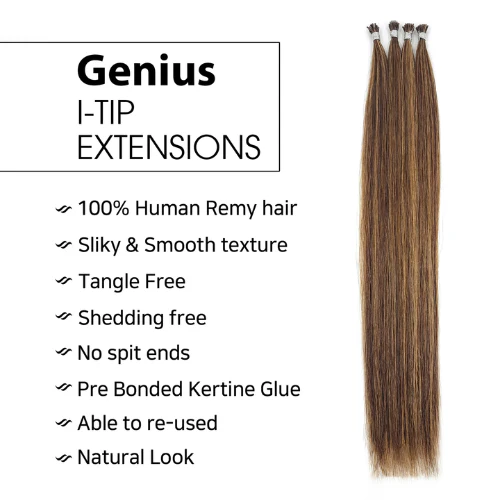 GENIUS I-TIP 100% Human Cuticle Intact Remy Hair by Hair Couture - Image 3