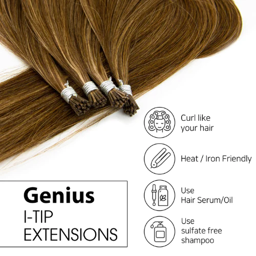 GENIUS I-TIP 100% Human Cuticle Intact Remy Hair by Hair Couture - Image 4