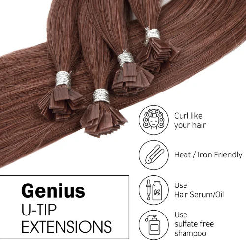 GENIUS U-TIP 100% Human Cuticle Intact Remy Hair by Hair Couture - Image 3
