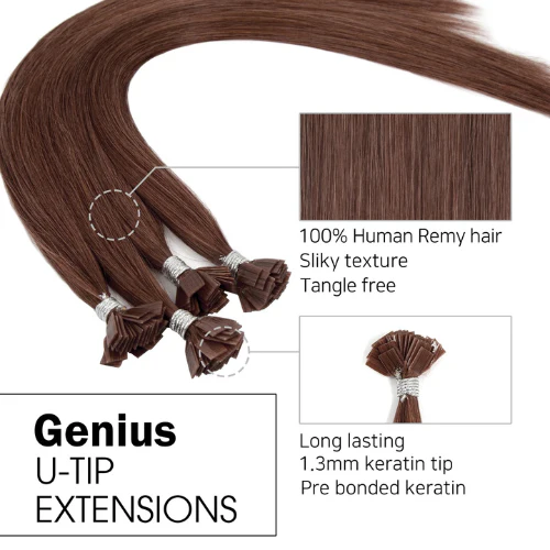 GENIUS U-TIP 100% Human Cuticle Intact Remy Hair by Hair Couture - Image 4