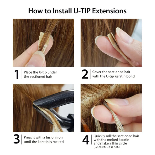 GENIUS U-TIP 100% Human Cuticle Intact Remy Hair by Hair Couture - Image 6