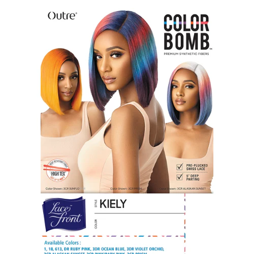 Kiely Color bomb Synthetic Lace Front Wig by Outre - Image 8