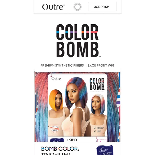 Kiely Color bomb Synthetic Lace Front Wig by Outre - Image 9