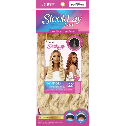 Mariposa Sleek Lay Part Synthetic Lace Front Wig by Outre - Image 5