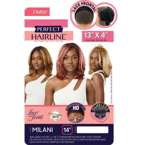 Milani Perfect Hairline 13x4 Glueless Synthetic HD Lace Front Wig by Outre - Image 6