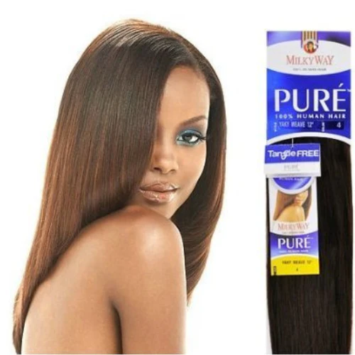 Milky Way Remi Pure Yaki Weave 100% Human Hair Extensions by Shake N Go - Image 3