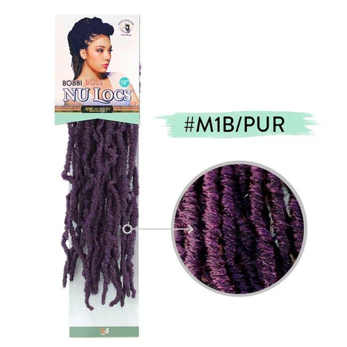 Multi Pack Deals! Nu Locs 18" African Roots Synthetic Crochet Braid Hair By Bobbi Boss - Image 33