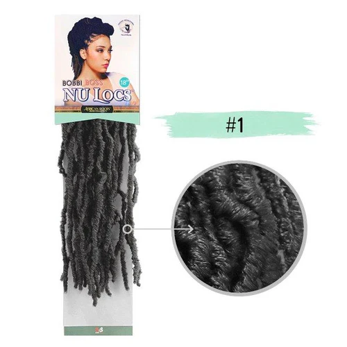 Multi Pack Deals! Nu Locs 18" African Roots Synthetic Crochet Braid Hair By Bobbi Boss - Image 35