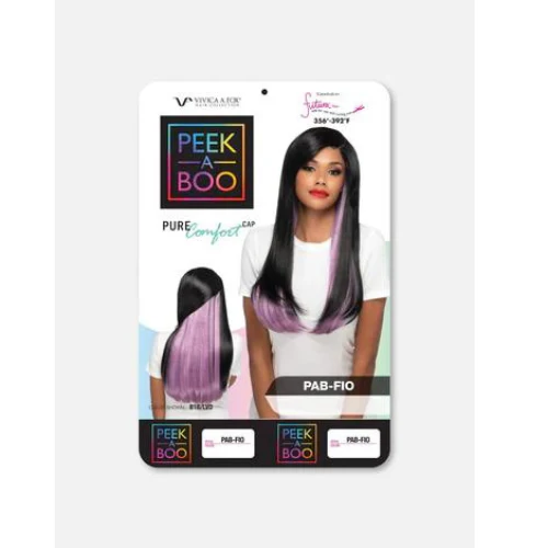 PAB-FIO Peek-A-Boo Synthetic Invisible Side Part Wig by Vivica A. Fox - Image 6