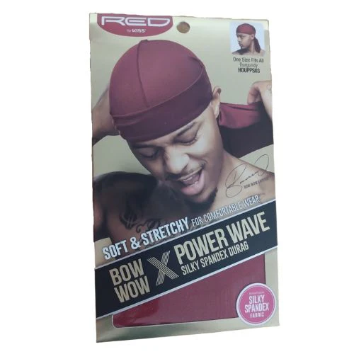 Power Wave Silky Spandex Durag - Red by Kiss - Image 7