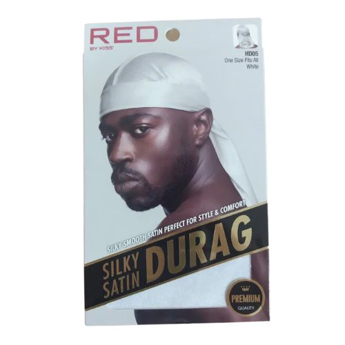 Premium Silky Satin Durag - Red by Kiss - Image 5