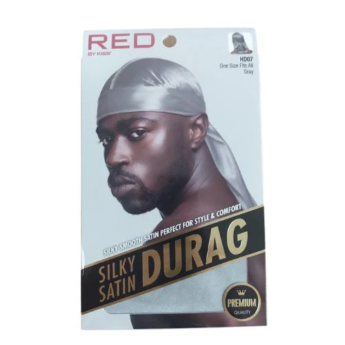 Premium Silky Satin Durag - Red by Kiss - Image 7
