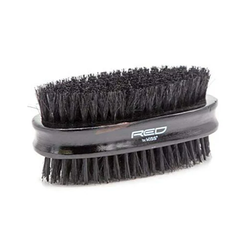 Red 2-Sided Palm 100% Boar Brush - BOR07 - by Kiss - Image 3