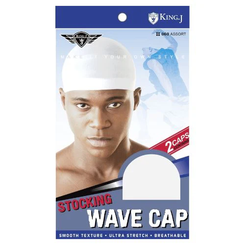 Stocking Wave Cap 2 Pieces #060 Assorted Colors by King J. - Image 4