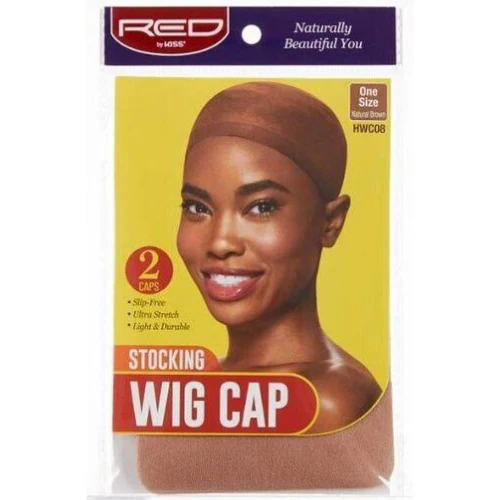 Stocking Wig Cap (2 pack) - Red by Kiss - Image 4
