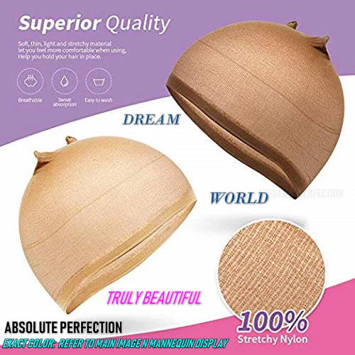 Stocking Wig Cap (2 pack) - Red by Kiss - Image 5