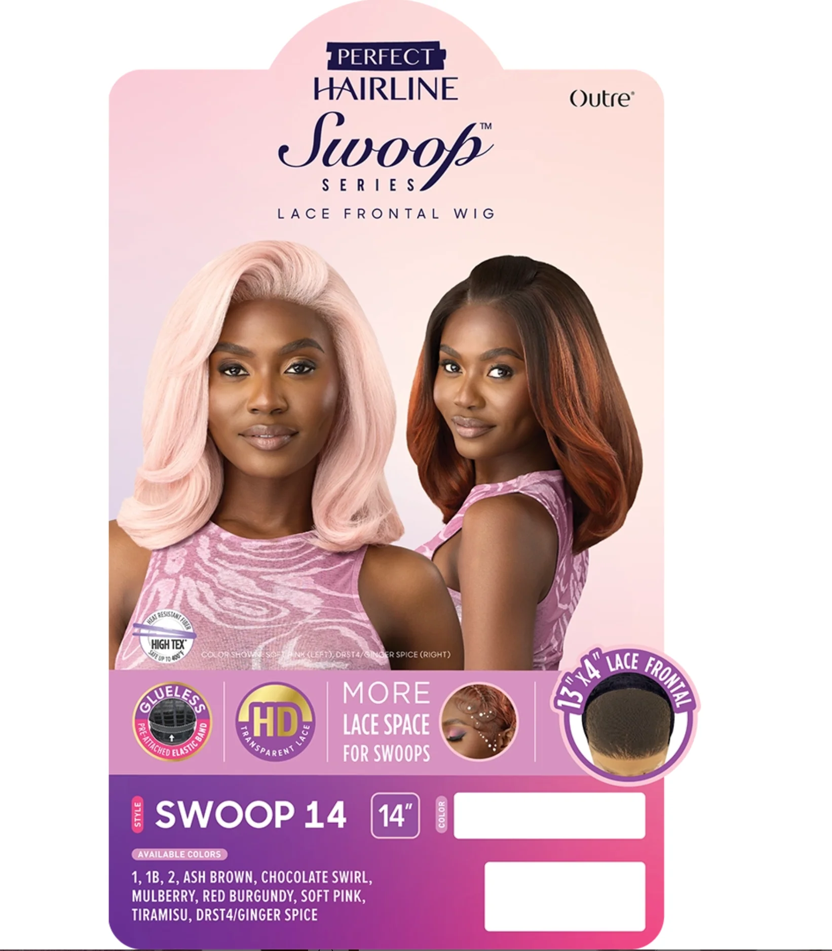 Swoop14 Swoop Series Synthetic Lace Front Wig by Outre - Image 4