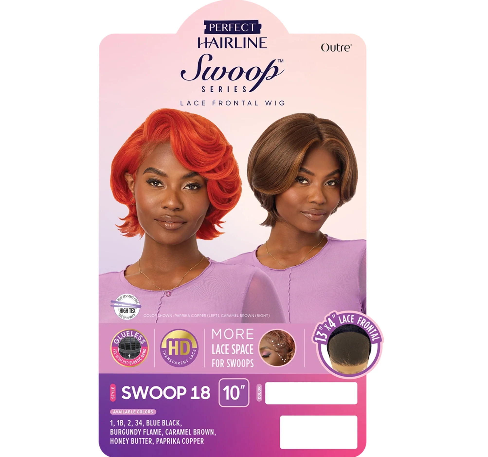 Swoop18 Swoop Series Synthetic Lace Front Wig by Outre - Image 3