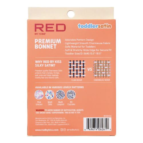Toddler Premium Satin Bonnet 12-36 Months by Red By Kiss - Image 4